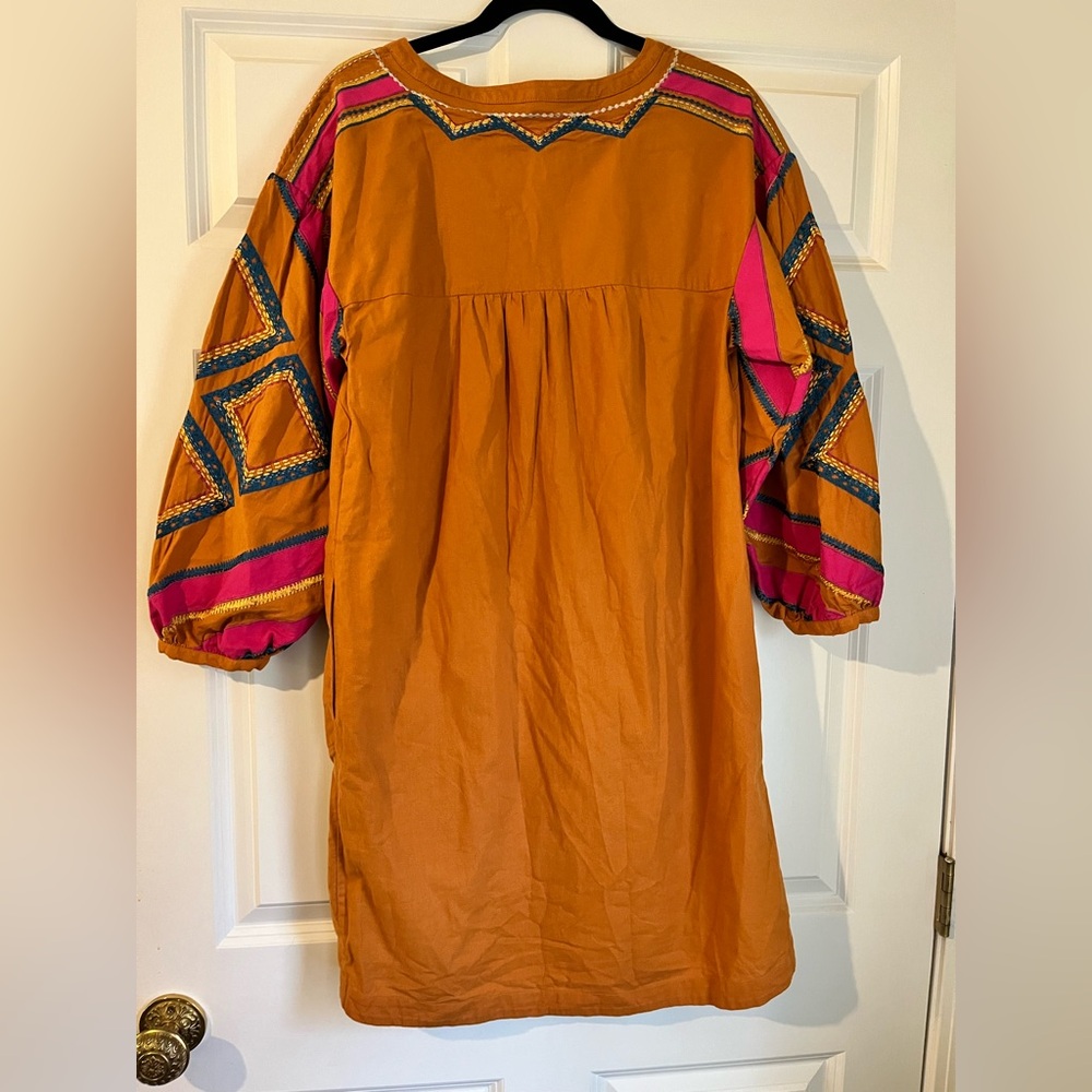 Anthropologie Stasiana Embroidered Tunic Dress - Picture 7 of 7